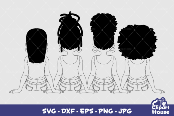 Friendship Girls Silhouette