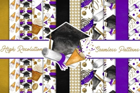 GRADUATION 2023 SEAMLESS DIGITAL PAPER: Elevating Creative Projects with High-Resolution Digital Assets