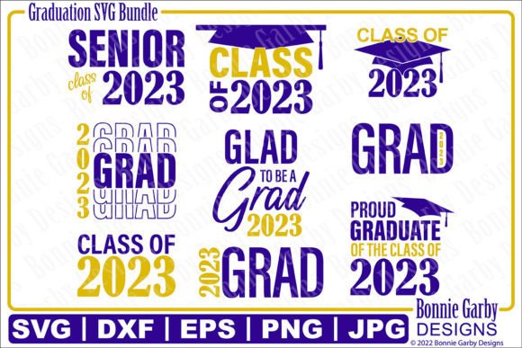Graduation 2023 SVG Bundle Senior 2023
