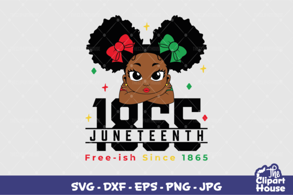 Juneteenth Girl 3: A Versatile Digital Asset for Creative Makers and Designers