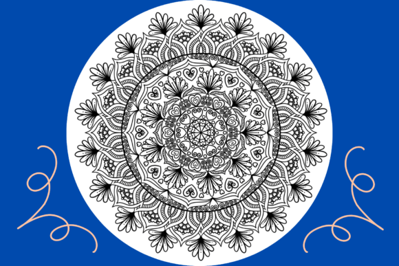 Mandala Coloring Page 50: A Versatile Design Resource