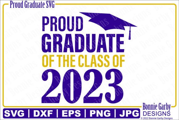 Proud Graduate SVG Cut File for T-shirt