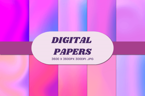 Transforming Creative Projects with Pastel Liquid Gradient 9 Digital Paper