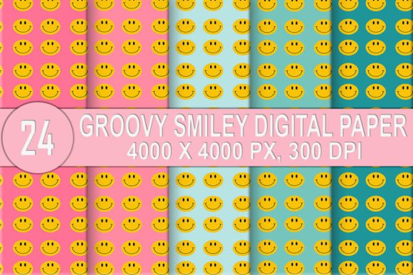 Unlocking Creative Potential with Groovy Smiley Digital Papers